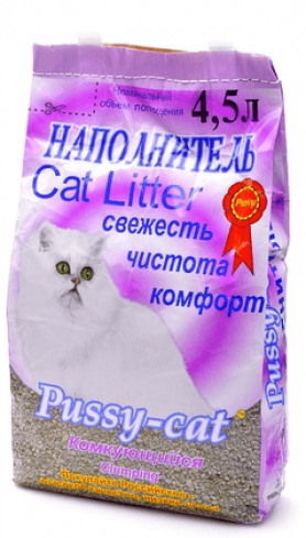 Pussy-Cat Комкующийся наполнитель для кошачьего туалета