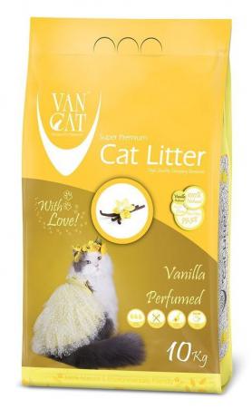 VAN CAT комкующийся наполнитель для кошек с ароматом ванили