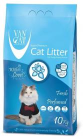 VAN CAT Комкующийся наполнитель без пыли с ароматом весенней свежести, Fresh