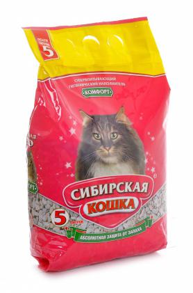Сибирская Кошка впитывающий наполнитель для кошачьего туалета «Комфорт»