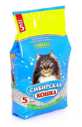 Сибирская Кошка впитывающий наполнитель для кошачьего туалета 