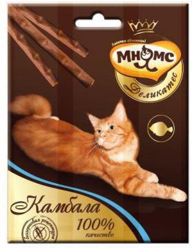 Мнямс: Деликатес Лакомые Палочки 9см для кошек с камбалой