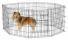 MidWest вольер для собак Life Stages 8 панелей 61х76h см с дверью-MAXLock черный