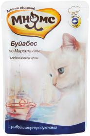 Паучи для кошек МНЯМС: Буйабес по-марсельски со вкусом Рыба с морепродуктами