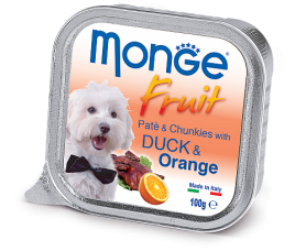 Monge Консервы для собак PATE & CHUNKIES with Duck & Orange со вкусом утка с апельсином