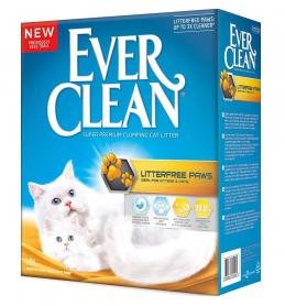 Комкующийся наполнитель для длинношерстных кошек EVER CLEAN Litter Free Paws без ароматизатора