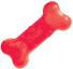 KONG игрушка для собак Сквиз Косточка 15 см средняя резиновая с пищалкой